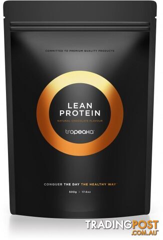 Tropeaka LEAN PROTEIN Chocolate Powder  500g Pouch - Tropeaka - 9350728000471