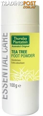 Thursday Plantation Tea Tree Foot Powder 100g - Thursday Plantation - 717554030468