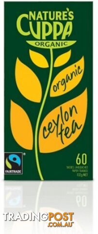 Natures Cuppa Ceylon 60 Teabags - Nature's Cuppa - 9311367000352