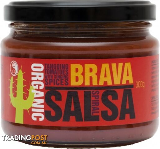 Spiral Organic Brava Salsa Spicy 300g - Spiral Foods - 9312336791110