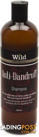 Wild Herbal Clinical Anti-Dandruff Shampoo 500ml - Wild by PPC Herbs - 9327842008256