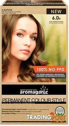 Aromaganic 6.0N  Dark Blonde (Natural) - Aromaganic Hair Products - 9331636004041