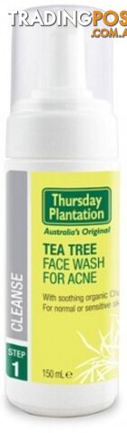 Thursday Plantation Tea Tree Face Wash for Acne 150ml - Thursday Plantation - 9312146006763