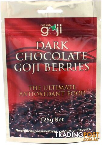 Dr Superfoods Dark Chocolate Organic Goji Berries 125g - Dr Superfoods - 094922696854