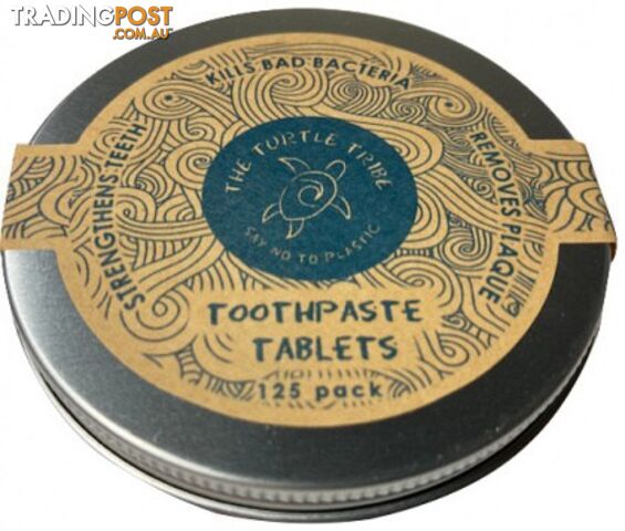 The Turtle Tribe Toothpaste Tablets Mint with Flouride 125Pack - The Turtle Tribe - 794712620709