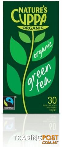 Natures Cuppa Organic Green 30 Teabags - Nature's Cuppa - 9311367000734