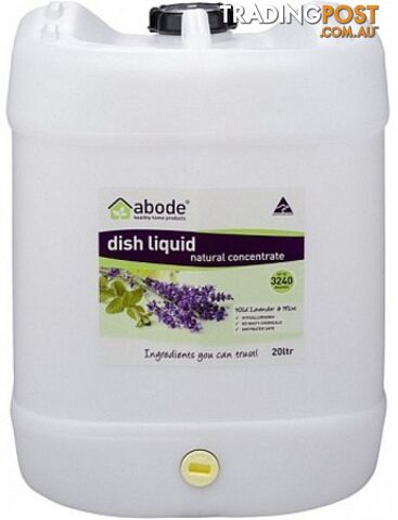 Abode Dishwashing Liquid Lavender & Mint (Drum + tap) 15L - Abode - 9343188002345