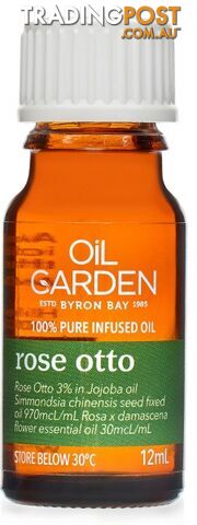 Oil Garden Rose Otto 3% Pure Infused Oil 12ml - Oil Garden - 9312658200154