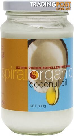 Spiral Organic Extra Virgin Coconut Oil  300g - Spiral Foods - 9312336286005