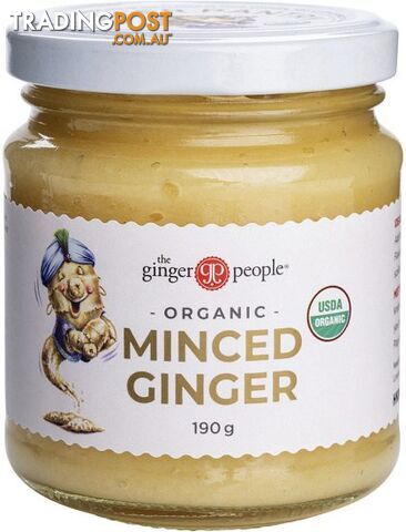 The Ginger People Minced Ginger Organic 12x190g - The Ginger People - 734027984011