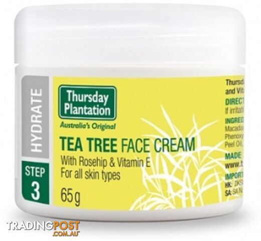 Thursday Plantation Tea Tree Face Cream 65g - Thursday Plantation - 9312146007586