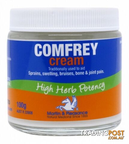 Martin & Pleasance Comfrey Cream 100g - Martin & Pleasance - 9324294000203