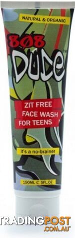 808 Dude Organic Zit Free Face Wash for Teens 150ml - 808 Dude - 9369999303860