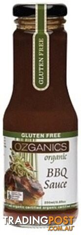 Ozganics Organic BBQ Sauce 250ml - Ozganics - 9327304000361