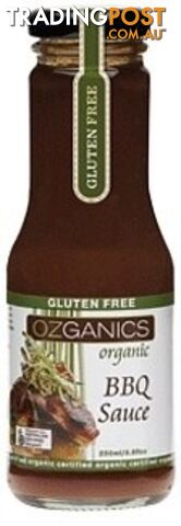 Ozganics Organic BBQ Sauce 250ml - Ozganics - 9327304000361