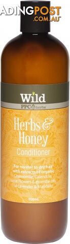 Wild Herbs & Honey Hair Conditioner 500ml - Wild by PPC Herbs - 9327842000311