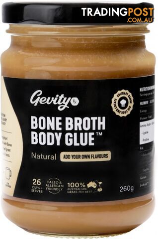 Gevity Rx Bone Broth Body Glue Natural  390g - Gevity Rx - 797776188024