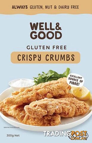 Well And Good Crispy Crumbs 300g - Well & Good - 9337096101320