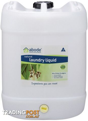 Abode Laundry Liquid Eucalyptus (Drum + tap) 15L - Abode - 9343188002048