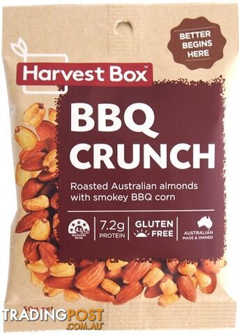 Harvest Box BBQ Crunch Roasted Almonds  50g - Harvest Box - 9347881000530