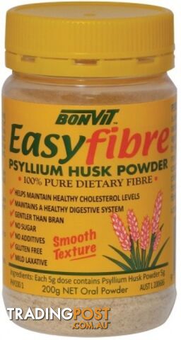 Bonvit Easyfibre Psyllium Husk Powder  200g - Bonvit - 9316774183001