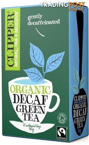 Clipper Fair Trade Organic Decaf Green Tea  20Teabags - Clipper Teas - 5021991941702