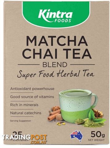 Kintra Foods Matcha Chai 25 Teabags - Kintra Foods - 9341709000566 - photo 1 of 1
