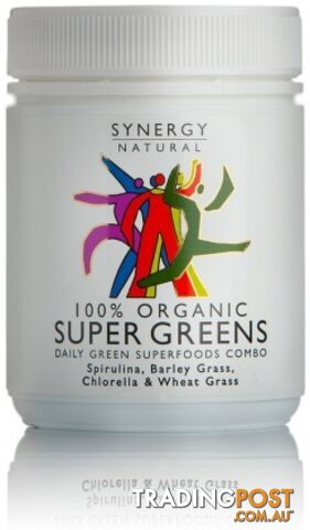 Synergy Organic Super Greens Powder 200g - Synergy - 9318690004620