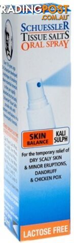 Schuessler Tissue Salts Oral Spray Kali Sulph - Skin Balance 30ml - Martin & Pleasance - 9324294001071