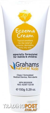 Grahams Natural Kids Baby Eczema Cream Class I MD 150g Tube - Grahams - 9332996000438