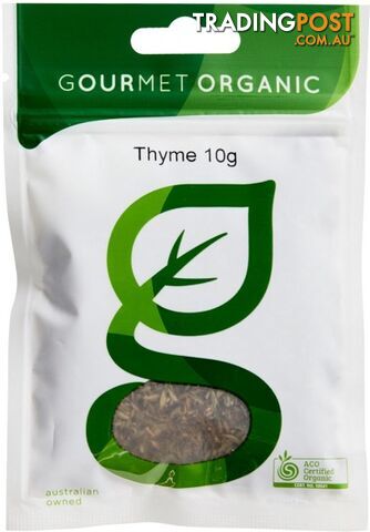Gourmet Organic Thyme 10g Sachet x 1 - Gourmet Organic Herbs - 9332974000115