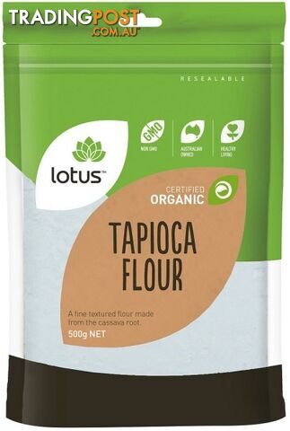 Lotus Organic Tapioca Flour 500g - Lotus - 9317127640608