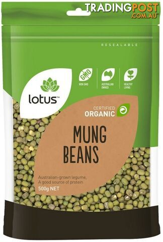 Lotus Organic Mung Beans 500g - Lotus - 9317127062813