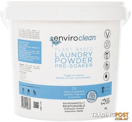 Enviro Clean Laundry Powder Pre-Soaker 5Kg - Enviro Care - 9325937000635