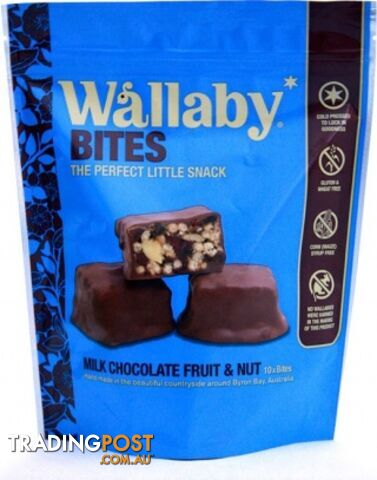 Wallaby Bites Milk Chocolate Fruit & Nut 150g - Wallaby - 9314943000210