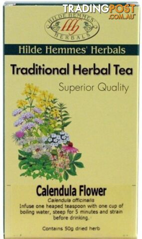 Hilde Hemmes Calendula Flower 50gm - Hilde Hemmes Herbals - 9315915006056