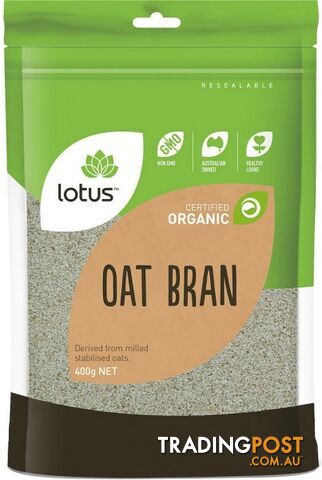 Lotus Organic Oatbran 400gm - Lotus - 9317127639657