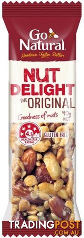 Go Natural Nut Delight Bars 16x40g - Go Natural - 93260800