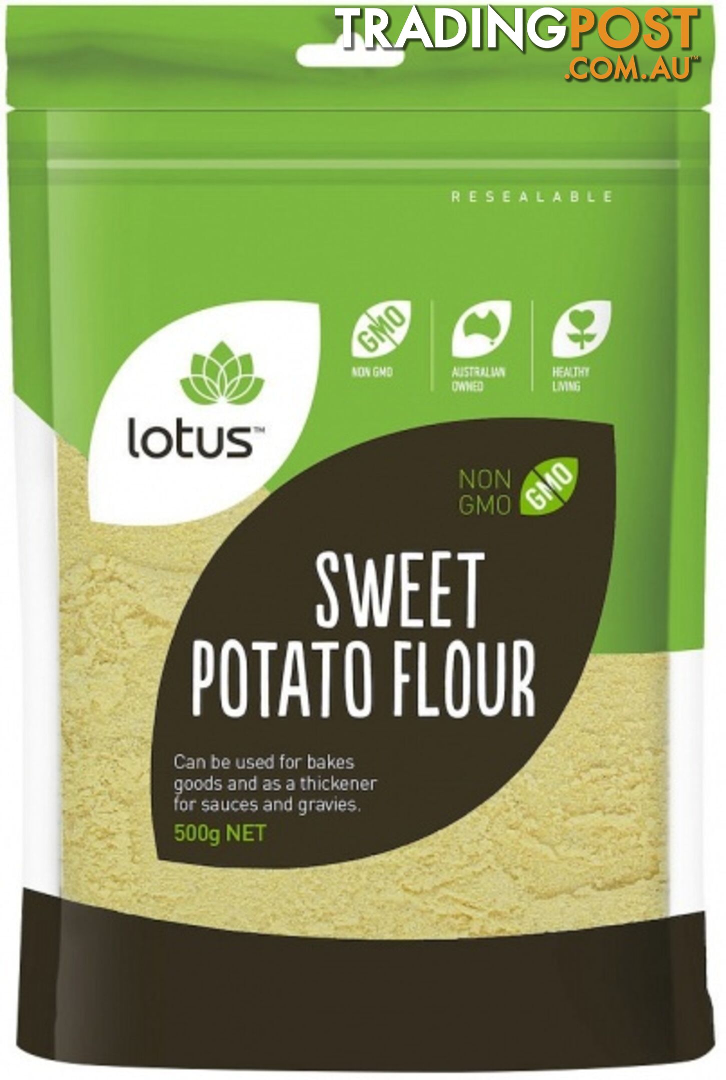 Lotus Sweet Potato Flour 500g - Lotus - 9317127006602