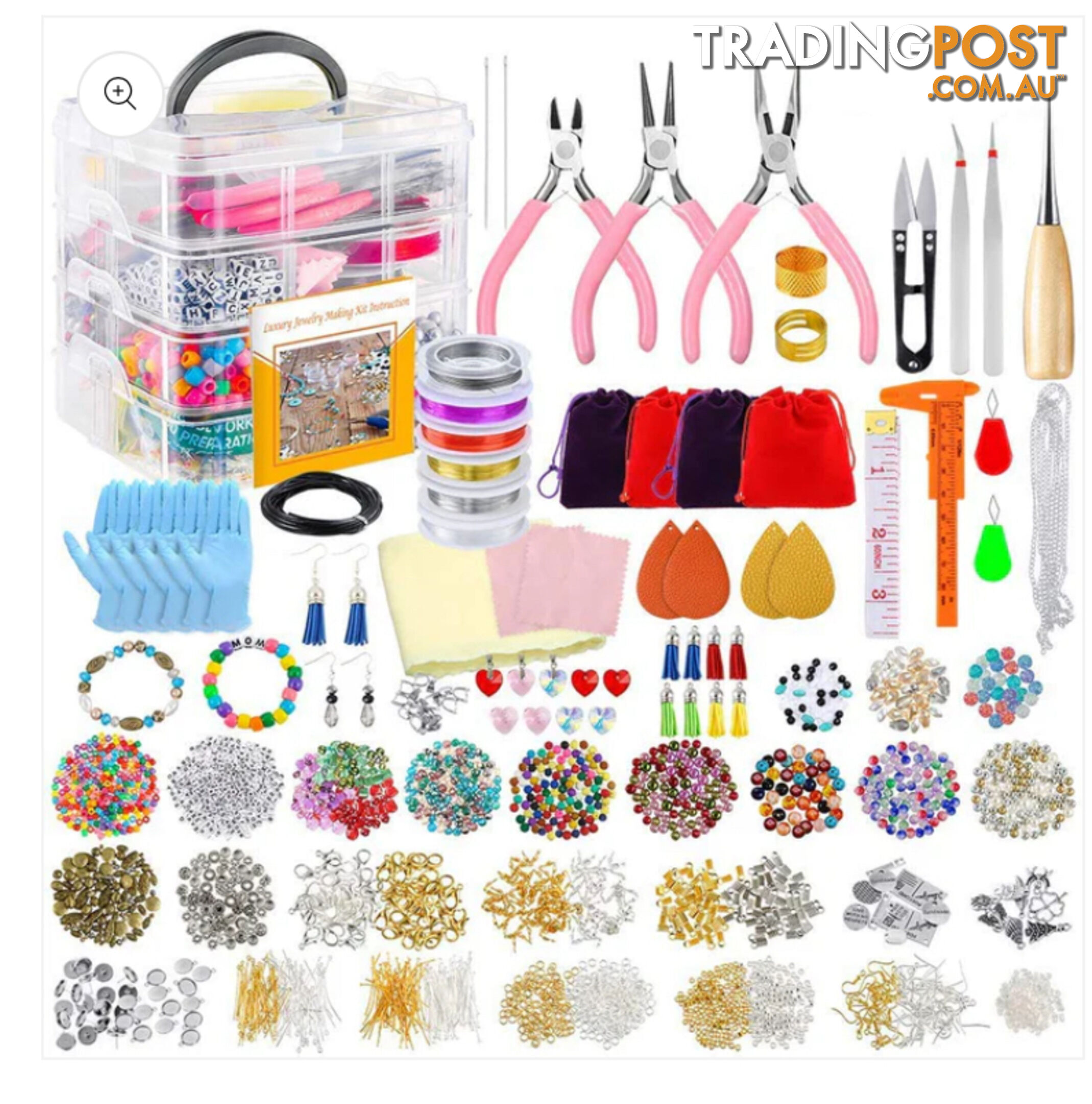 Jewelry Making Supplies Kit (Free AU Delivery)