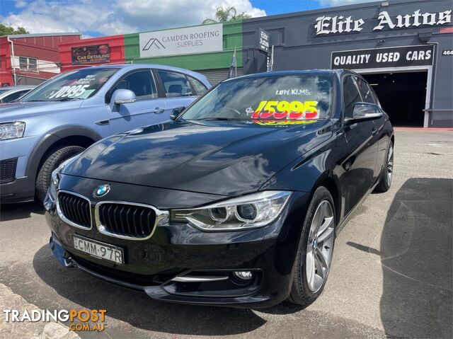 2012 BMW 3 20ISPORTLINE F30 4D SEDAN