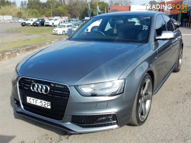 2014 AUDI A4 2,0TFSIS-LINEQUATTRO B8(8K)MY14 4D SEDAN