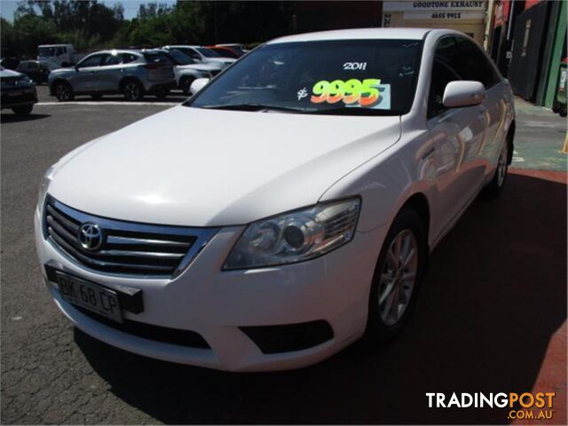 2011 TOYOTA AURION AT-X GSV40R09UPGRADE 4D SEDAN