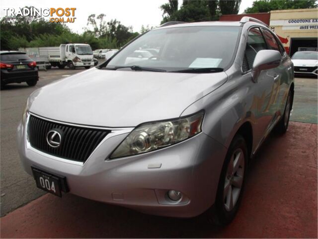 2012 LEXUS RX350 PRESTIGE GGL15R11UPGRADE 4D WAGON