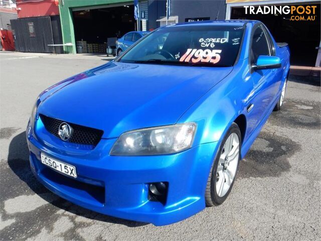 2009 HOLDEN COMMODORE SV6 VEMY09,5 UTILITY