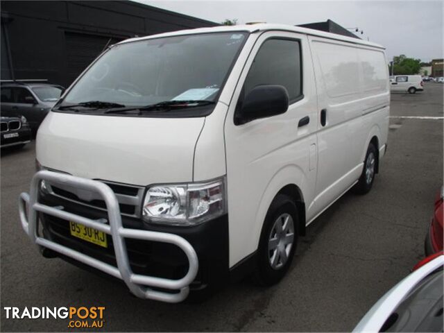 2012 TOYOTA HIACE LWB TRH201RMY12UPGRADE 4D VAN