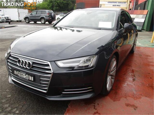 2016 AUDI A4 1,4TFSISTRONICSPORT F4MY17(B9) 4D SEDAN