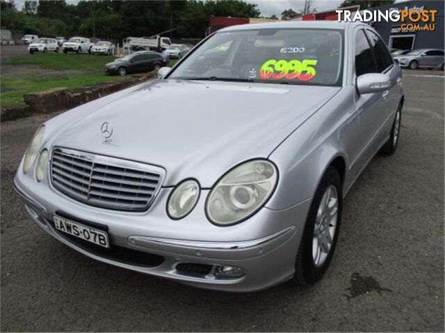 2005 MERCEDES-BENZ E200K ELEGANCE 211MY06UPGRADE 4D SEDAN