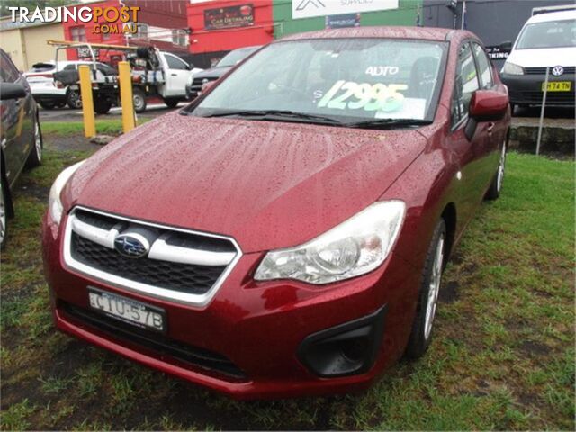 2012 SUBARU IMPREZA 2,0I(AWD) MY12 4D SEDAN