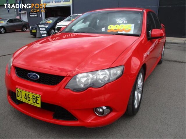 2010 FORD FALCON XR6 FG 4D SEDAN